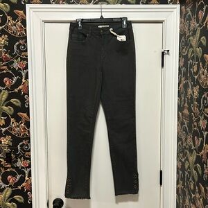 Charlie B Dark Emerald Pants, Size 8, NWT
